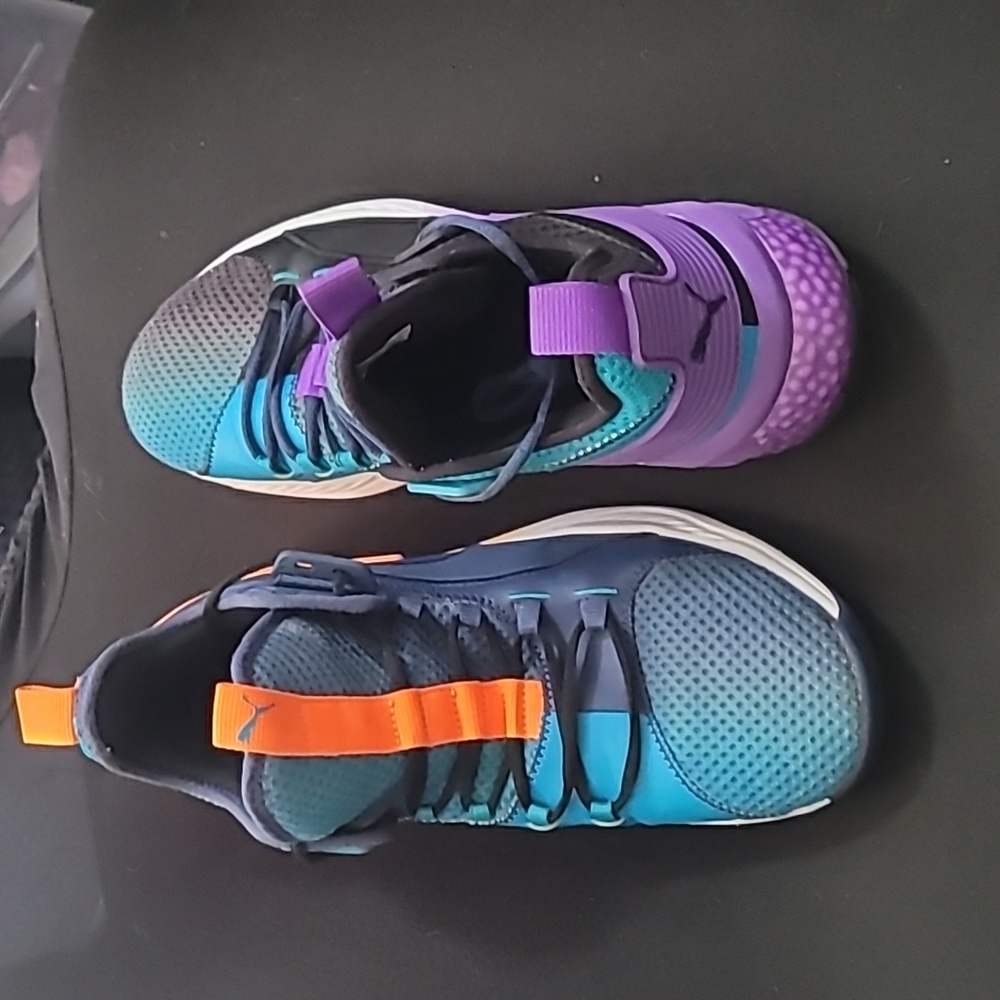 Puma Uproar Charlotte Asg Fade Basketball Mens Purple Sneakers Size 10.5 Mens - Picture 5 of 9